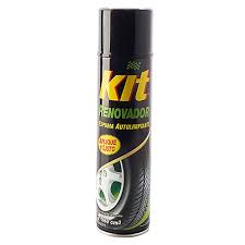 Presentación: * Frasco de 360 cc. * Paquete de 12 Frascos de 360 cc. Descripción: Renovador de llantas en spray marca Kit 360 cm, es muy útil para limpiar y dar un brillo especial a los neumáticos. Viene con espuma limpiamente. Presentación: * Frasco de 360 cc. * Paquete de 12 Frascos de 360 cc. Descripción: Renovador de llantas en spray marca Kit 360 cm, es muy útil para limpiar y dar un brillo especial a los neumáticos. Viene con espuma limpiamente.