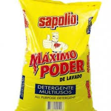 Presentación:
* Saco de 15 kilos.
Descripción:
Los detergentes SAPOLIO son fabricados con la más moderna tecnologÃa, utilizando avanzadas fórmulas y los mejores ingredientes. Su exclusiva bolsa hermética mantiene intactos los frescos aromas y el gran poder de lavado, garantizando sanidad, máximo rendimiento y economÃa. También evita la formación de incómodos grumos que se forman por la humedad y son difÃciles de disolver. Se pueden almacenar junto con los alimentos sin que éstos se contaminen.
Sapolio Máximo Poder es un potente detergente,especialmente formulado para los usos más exigentes. Presentación:
* Saco de 15 kilos.
Descripción:
Los detergentes SAPOLIO son fabricados con la más moderna tecnologÃa, utilizando avanzadas fórmulas y los mejores ingredientes. Su exclusiva bolsa hermética mantiene intactos los frescos aromas y el gran poder de lavado, garantizando sanidad, máximo rendimiento y economÃa. También evita la formación de incómodos grumos que se forman por la humedad y son difÃciles de disolver. Se pueden almacenar junto con los alimentos sin que éstos se contaminen.
Sapolio Máximo Poder es un potente detergente,especialmente formulado para los usos más exigentes.