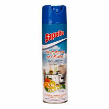 Presentación: * Frasco en spray de 360 ml * Caja de 12 Frascos de 360 ml. Descripción: Los Neutralizadores de Olores de Sapolio son la mejor manera de combatir los olores no deseados ya que no los encubren sino que los eliminan instantáneamente. Su especial formulación permite anular los olores fuertes, persistentes y desagradables, como son los que provienen de las mascotas, los ajos y cebollas y otros, dejando el ambiente suavemente perfumado y oliendo a limpio. Aromas: Para Baños, Mascotas, Cocina Presentación: * Frasco en spray de 360 ml * Caja de 12 Frascos de 360 ml. Descripción: Los Neutralizadores de Olores de Sapolio son la mejor manera de combatir los olores no deseados ya que no los encubren sino que los eliminan instantáneamente. Su especial formulación permite anular los olores fuertes, persistentes y desagradables, como son los que provienen de las mascotas, los ajos y cebollas y otros, dejando el ambiente suavemente perfumado y oliendo a limpio. Aromas: Para Baños, Mascotas, Cocina