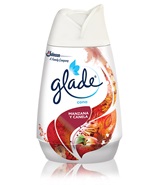 Presentación: * Cono de 170 grs * Caja de 12 conos de 170 Grs. * Manzana y Canela. Descripción: En estos tiempos, todos podemos usar una dosis refrescante de lo sensible. Conocé el aromatizante de ambiente en gel de Glade®: simplemente retirá la etiqueta del frente para que emane la rica fragancia y nivelá su intensidad. Existe una gran variedad de aromas para elegir, es el modo más práctico de perfumar tu hogar de forma continua. Presentación: * Cono de 170 grs * Caja de 12 conos de 170 Grs. * Manzana y Canela. Descripción: En estos tiempos, todos podemos usar una dosis refrescante de lo sensible. Conocé el aromatizante de ambiente en gel de Glade®: simplemente retirá la etiqueta del frente para que emane la rica fragancia y nivelá su intensidad. Existe una gran variedad de aromas para elegir, es el modo más práctico de perfumar tu hogar de forma continua.